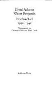 book cover of Briefwechsel Walter Benjamin by Вальтер Беньямін