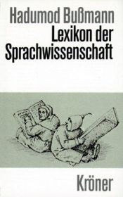 book cover of Lexikon der Sprachwissenschaft by Hadumod Bußmann