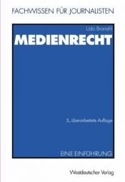 book cover of Medienrecht: Eine Einführung by Udo Branahl