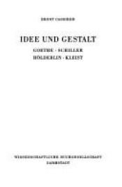 book cover of Idee und Gestalt by Ernst Cassirer