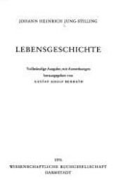 book cover of Lebensgeschichte by Johann Heinrich Jung-Stilling