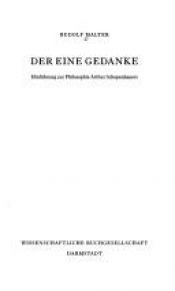 book cover of Der eine Gedanke by Rudolf Malter
