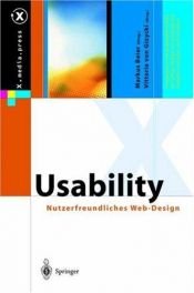 book cover of Usability: Nutzerfreundliches Web-Design (X.media.press) by Markus Beier|Vittoria von Gizycki