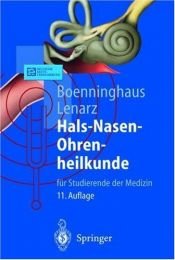 book cover of Hals- Nasen- Ohrenheilkunde für Studierende der Medizin by Thomas Lenarz