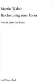 book cover of Beschreibung einer Form: Kafka by Martin Walser