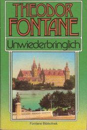 book cover of Unwiederbringlich by Theodor Fontane