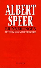 book cover of Erinnerungen by Albert Speer [director]