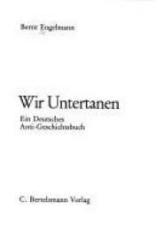 book cover of Grosses Bundesverdienstkreuz. Tatsachenroman. by Bernt Engelmann