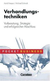 book cover of Verhandlungstechniken. Vorbereitung, Strategie und erfolgreicher Abschluss by Astrid Heeper