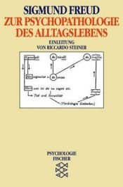 book cover of Zur Psychopathologie des Alltagslebens by Sigmund Freud