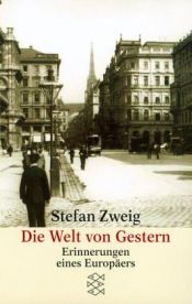 book cover of Die Welt von Gestern by Stefan Zweig