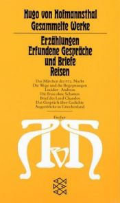 book cover of Erzälungen, Erfündene Gespräche und Briefe, Reisen by Хуго фон Хофманстал