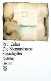 book cover of La rose de personne by Paul Celan