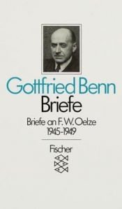 book cover of Briefe an F. W. Oelze: Briefe II by Gottfried Benn