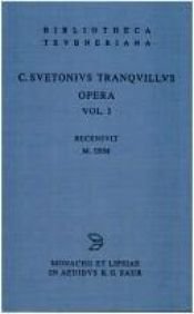 book cover of C. Svetoni Tranquilli de vita Caesarum libri VIII. recensuit Maximilianus Ihm by Suetoniu