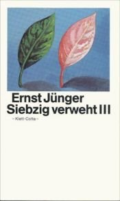 book cover of Siebzig verweht, Bd.3 by Ernst Jünger