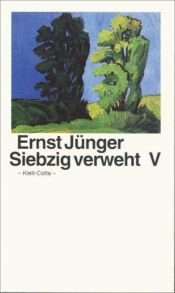 book cover of Siebzig verweht : V by Ernst Jünger