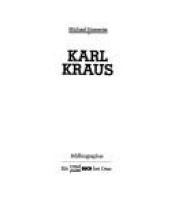 book cover of Karl Kraus. Bildbiographie by Michael Horowitz