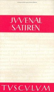 book cover of Satiren by Decimo Gunio Giovenale