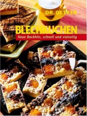 book cover of Blechkuchen by August Oetker
