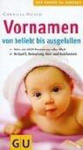 book cover of Vornamen - von beliebt bis ausgefallen by Cornelia Nitsch