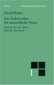 book cover of Traktat über die menschliche Natur Buch II by David Hume