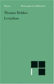 book cover of Leviathan by Thomas Hobbes
