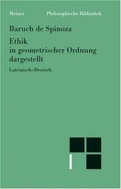 book cover of Philosophische Bibliothek, Bd.92, Ethik in geometrischer Ordnung dargestellt by Benedict de Spinoza