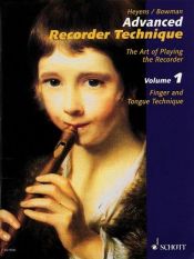 book cover of Advanced Recorder Technique: Finger And Tongue Technique: 1 by Gudrun Heyens