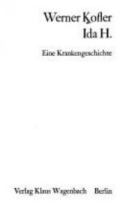 book cover of Ida H. Eine Krankengeschichte by Werner Kofler