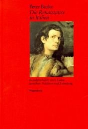 book cover of Die Renaissance in Italien by Peter Burke