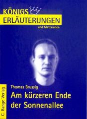 book cover of Am kürzeren Ende der Sonnenallee (Königs Erläuterungen und Materialien; 409) by Thomas Brussig