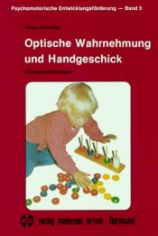 book cover of Optische Wahrnehmung und Handgeschick. Übungsanleitungen by Helga Sinnhuber