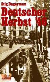 book cover of Deutscher Herbst '46 [sechsundvierzig] by Stig Dagerman