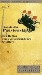 book cover of Der Beginn eines verschwundenen Zeitalters by Konstantin Paustovsky