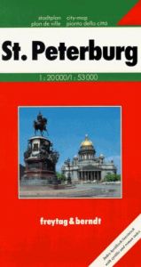 book cover of St. Peterburg, Stadtplan by Freytag & Berndt