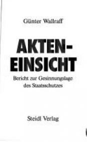 book cover of Akteneinsicht by Günter Wallraff