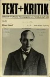 book cover of Robert Musil (TEXT KRITIK 21 by Heinz Ludwig Arnold