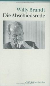 book cover of Die Abschiedsrede (WJS Corso) by Willy Brandt
