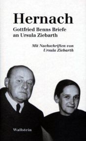 book cover of Hernach. Gottfried Benns Briefe an Ursula Ziebarth. by Ґоттфрід Бенн