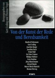 book cover of Von der Kunst der Rede und Beredsamkeit by Gert Ueding