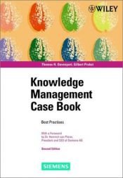 book cover of Knowledge Management Case Book: Siemens Best Practises by Thomas H. Davenport