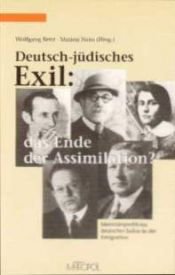 book cover of Deutsch-jüdisches Exil - Das Ende der Assimilation?: Identitätsprobleme deutscher Juden in der Emigration by Helmut G. Asper