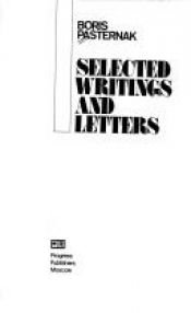 book cover of Selected writings and letters by Boris Pasternak