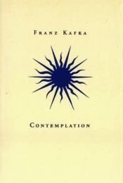 book cover of Contemplation by Frans Kafka