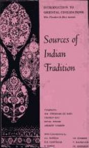 book cover of Sources of Indian Tradition (Records of Civilization Sources & Study) by William Theodore De Bary