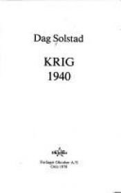 book cover of Krig - 1940 by Dag Solstad