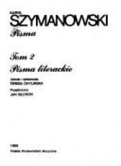 book cover of Pisma muzyczne by Karol Szymanowski