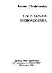 book cover of Wszystko czerwone by Иоанна Хмелевская
