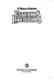 book cover of Estudios literarios by Vicente Blasco Ibáñez